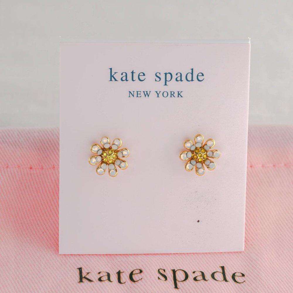 Kate Spade Dazzling Daisy Flower Studs Earrings (with Dust Bag) NEW